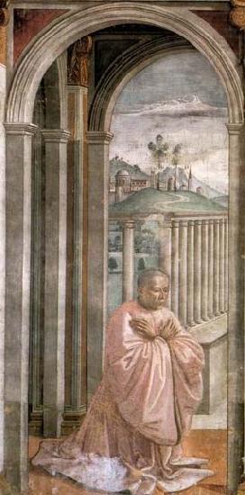 GHIRLANDAIO, Domenico Portrait of the Donor Giovanni Tornabuoni china oil painting image